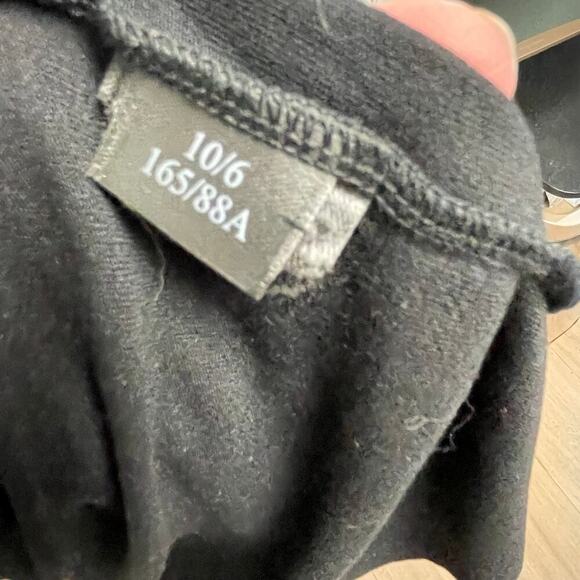 All Saints Black Wrap Dress Size 6 LBD - Picture 5 of 5